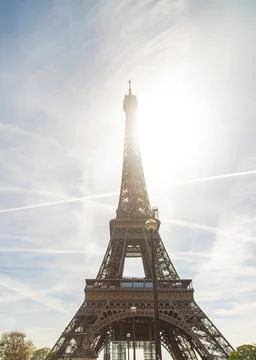 Eiffel tower beautiful spring summer photo. Selective focus. Foto stock