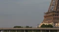 Eiffel Tower Bir-Hakeim Bridge RATP Metro Line Six 6 Passing Subway Station HD Footage