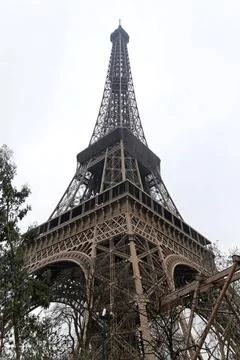 Eiffel Tower Close up shot of Eiffel Tower in Paris Copyright: xZoonar.com... Stock-Fotos