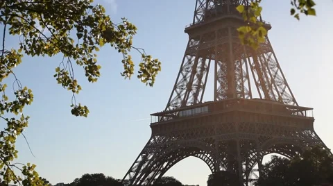 Eiffel Tower closeup Stock Footage 59764588
