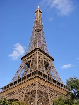 Eiffel Tower in daylight Stock Photos