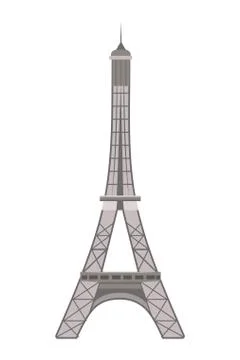 Eiffel tower design Stock Illustration
