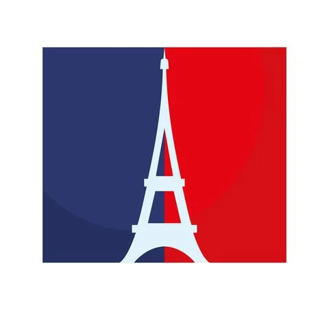 Eiffel tower design 스톡 일러스트