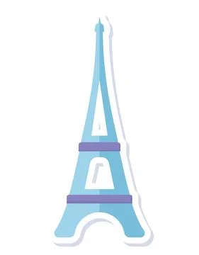 Eiffel tower design Ilustração Stock