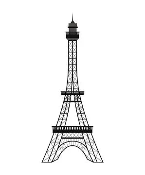 Eiffel tower design Ilustração Stock