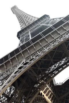Eiffel tower Eiffel tower isolated over the white background, Paris, Franc... Fotos Stock