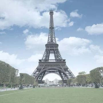 The Eiffel Tower The Eiffel Tower in Paris. Toned image Copyright: xZoonar... Stock-Fotos