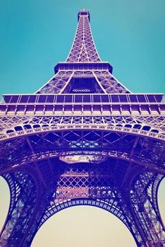 Eiffel Tower The Eiffel Tower in Paris, Instagram effect Copyright: xZoona... Stock Photos
