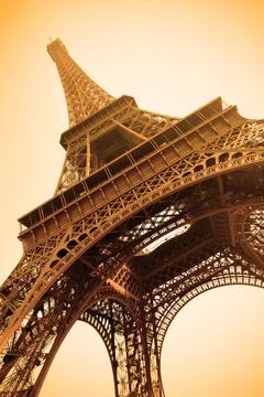 Eiffel tower Eiffel tower sepia toned, Paris, France. Copyright: xZoonar.c... Stock Photos