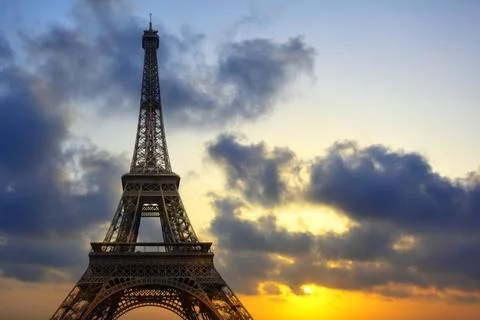 Eiffel tower Eiffel tower at sundown, Paris, France Copyright: xZoonar.com... Stock Photos