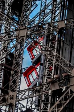 Eiffel Tower Elevator Stock Photos