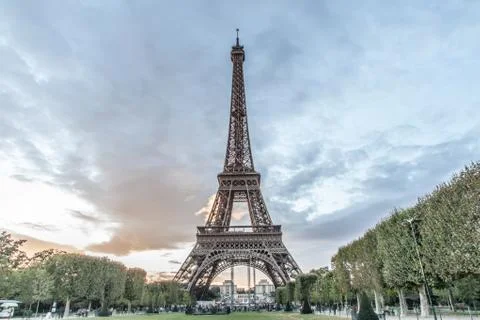Eiffel Tower Evening 写真素材