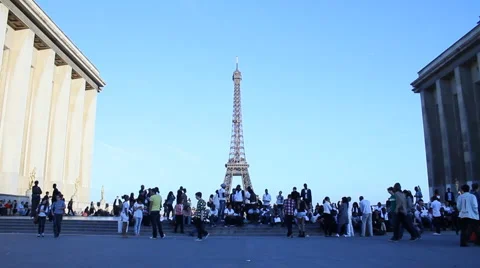 Eiffel Tower Stock Footage 4537637