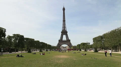 Eiffel Tower Stock Footage 5504244