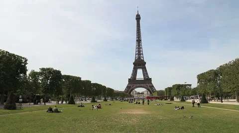 Eiffel Tower Stock Footage
