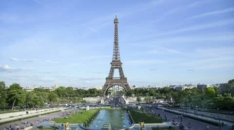 Eiffel Tower Stock Footage 12626346