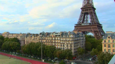 Eiffel Tower Stock Footage 25944357