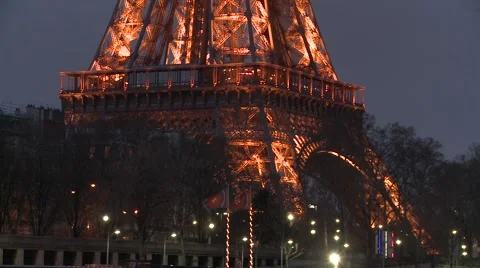 Eiffel Tower Stock Footage 45685868