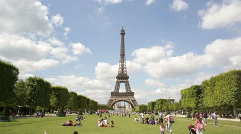 The Eiffel Tower Stock Footage 52457557