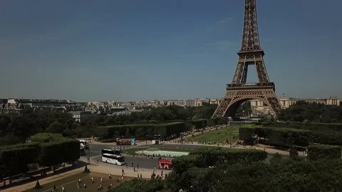 Eiffel tower Stock Footage