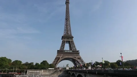 Eiffel Tower Stock Footage 203256803