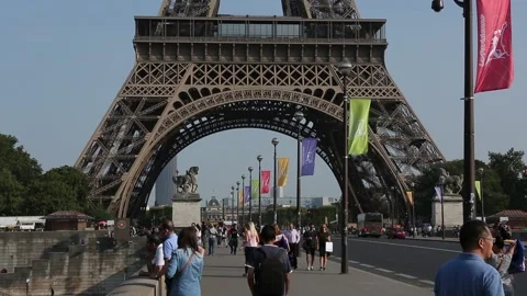 Eiffel Tower Stock Footage 203257656