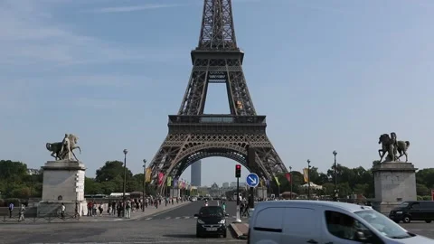 Eiffel Tower Stock Footage 203274768