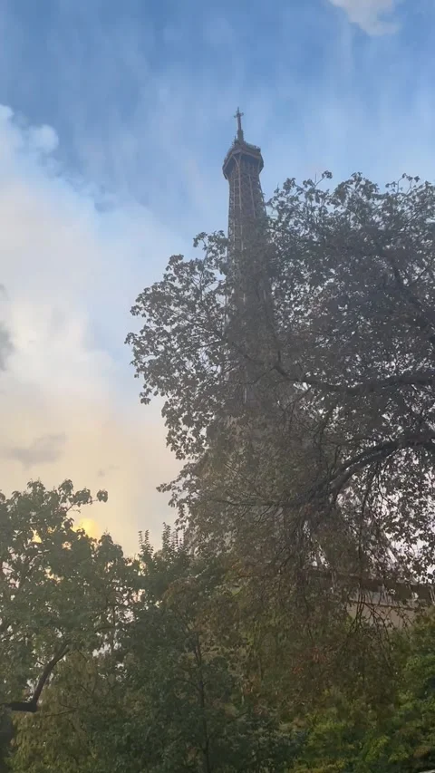 Eiffel Tower Stock Footage 253689468