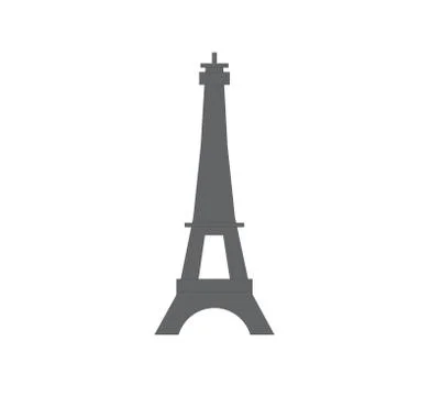 EIFFEL TOWER ICON Illustrazione stock