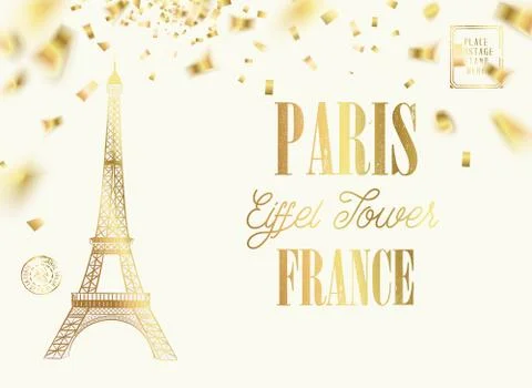 Eiffel tower icon Stock Illustration