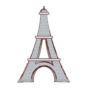 Eiffel tower icon Ilustração Stock
