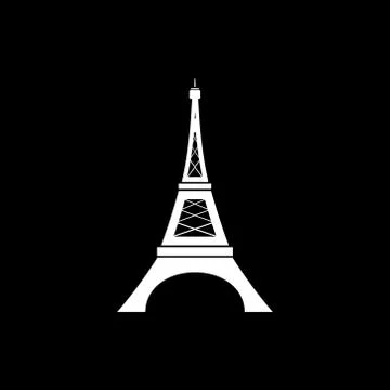 Eiffel Tower icon Stock Illustration