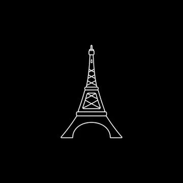 Eiffel tower icon Stock-Illustration