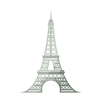 Eiffel tower icon 스톡 일러스트