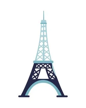 Eiffel tower icon Stockillustratie