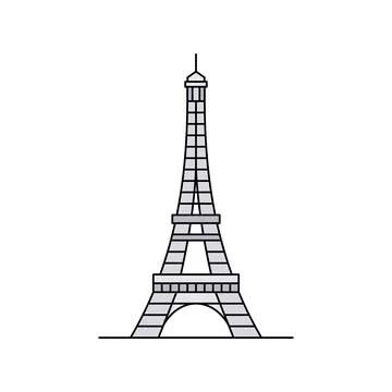 Eiffel tower icon イラスト素材