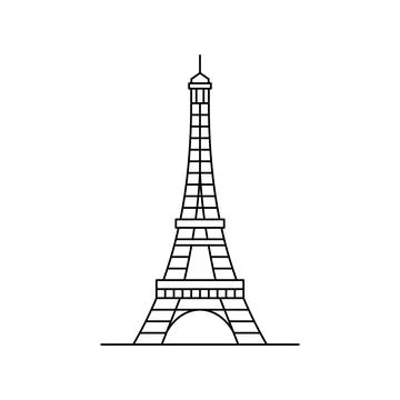 Eiffel tower icon イラスト素材
