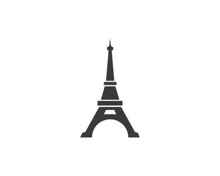 Eiffel tower icon vector illustration Stock Illustration