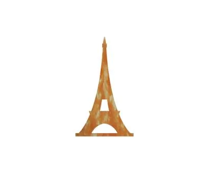 Eiffel tower icon on white background 스톡 일러스트