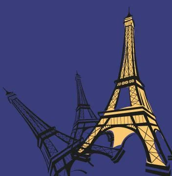 Eiffel Tower Stock Illustration
