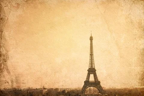The eiffel tower Stock Illustration