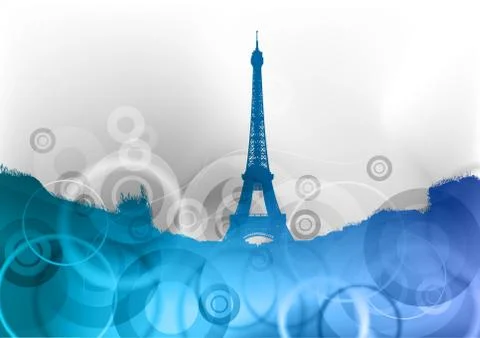 Eiffel tower Stock Illustration