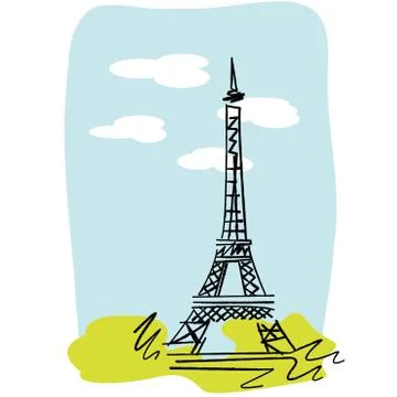 Eiffel Tower Stock Illustration