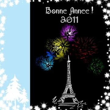 Eiffel tower Stock Illustration