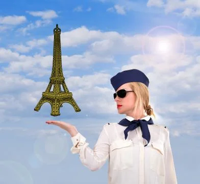 Eiffel tower イラスト素材