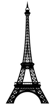 The eiffel tower Stock Illustration