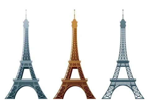 Eiffel tower Stock Illustration