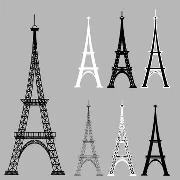 Eiffel Tower Stock Illustration