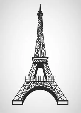 Eiffel tower Illustrazione stock