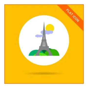 Eiffel tower Stock Illustration